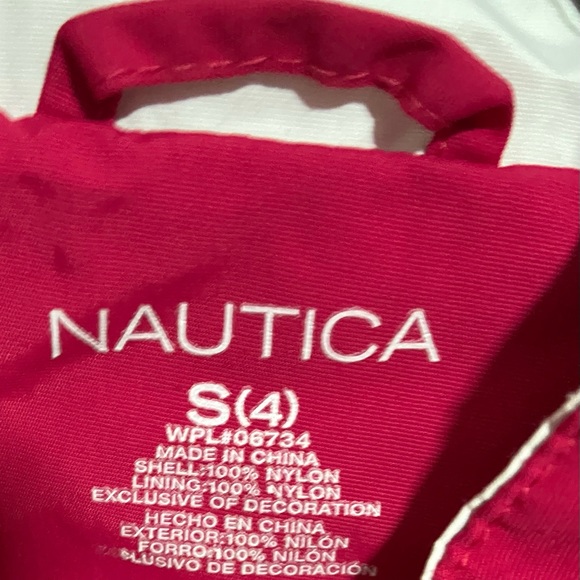 Nautica Girls hot pink light weight jacket. Size 4T - Picture 10 of 13